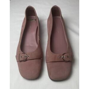 Partners Women's Bonny Shoes Size 8 1/2 M Rose Color Suede Leather